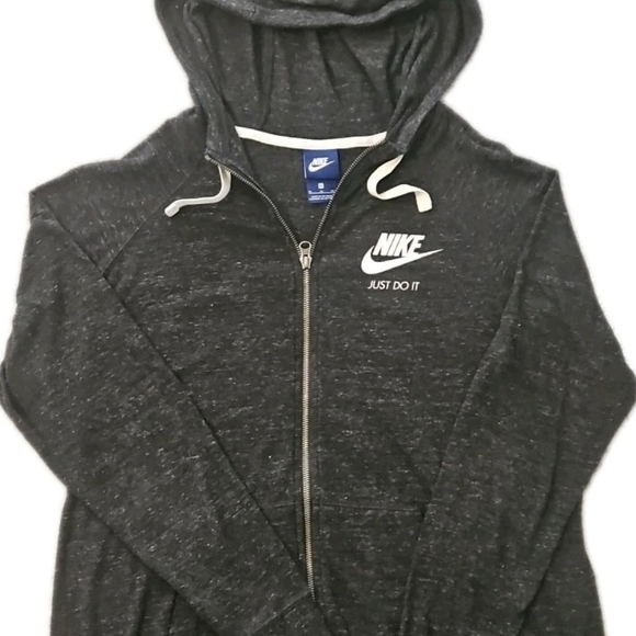 Nike Hoodie Men L /Women XL Gray Y2k Boho Cottage Grunge Normcore[1C] - Picture 16 of 16